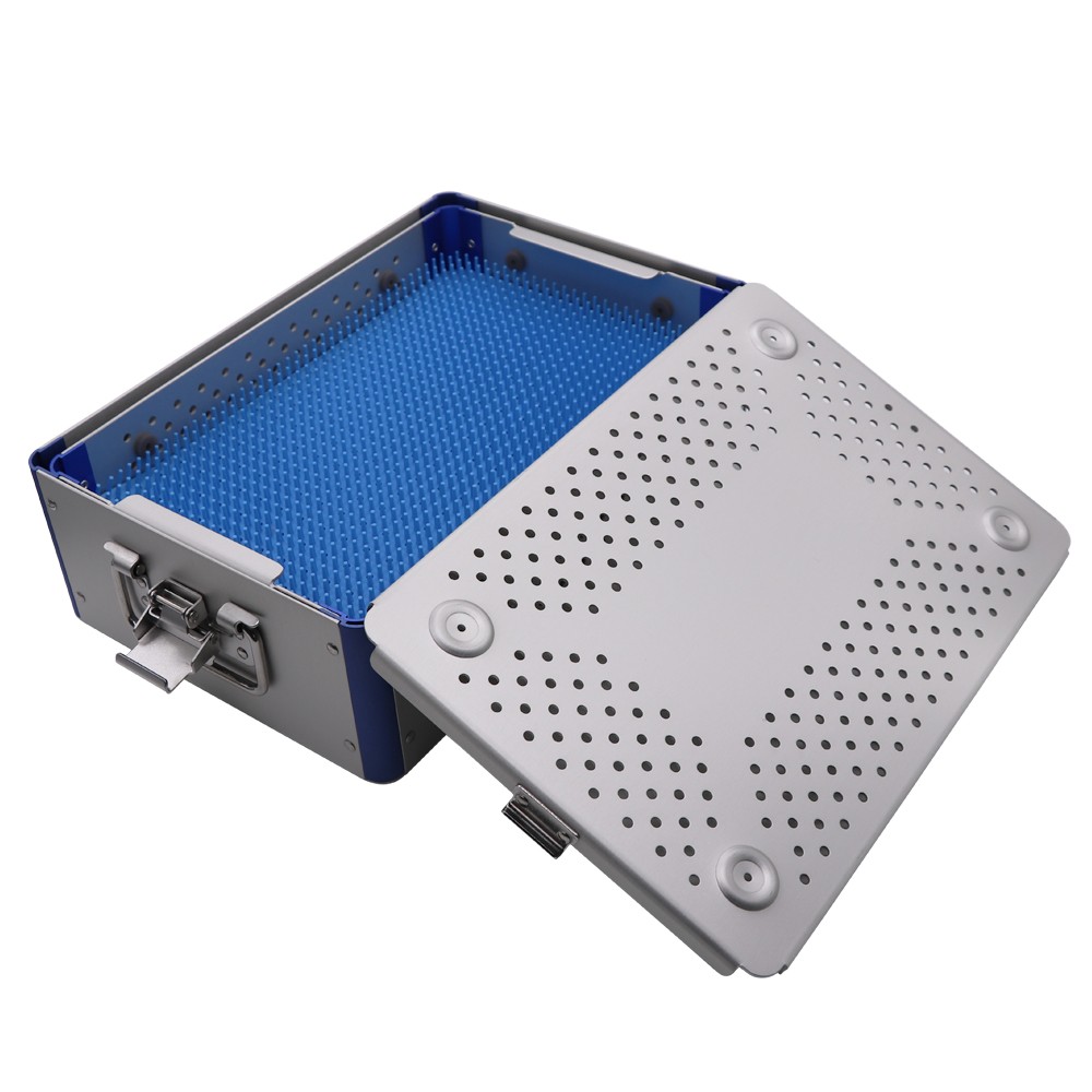 Sterilization Box Sterilization Tray Case Surgical Instruments Aluminium Box -US