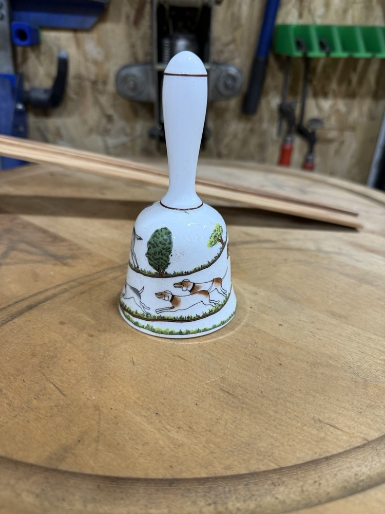 Colbert Hunting Scene Bone China Bell
