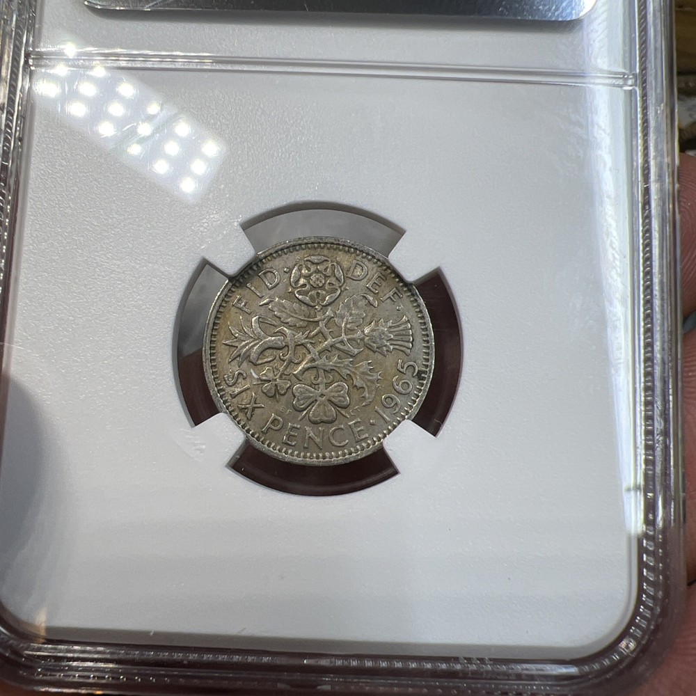 UK Six Pence 1965