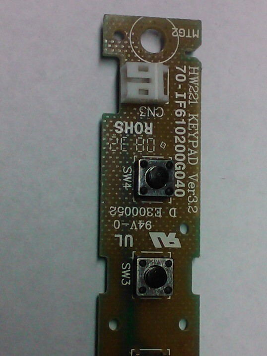 Hanns.g hx191a Key pad / circuit board E300052