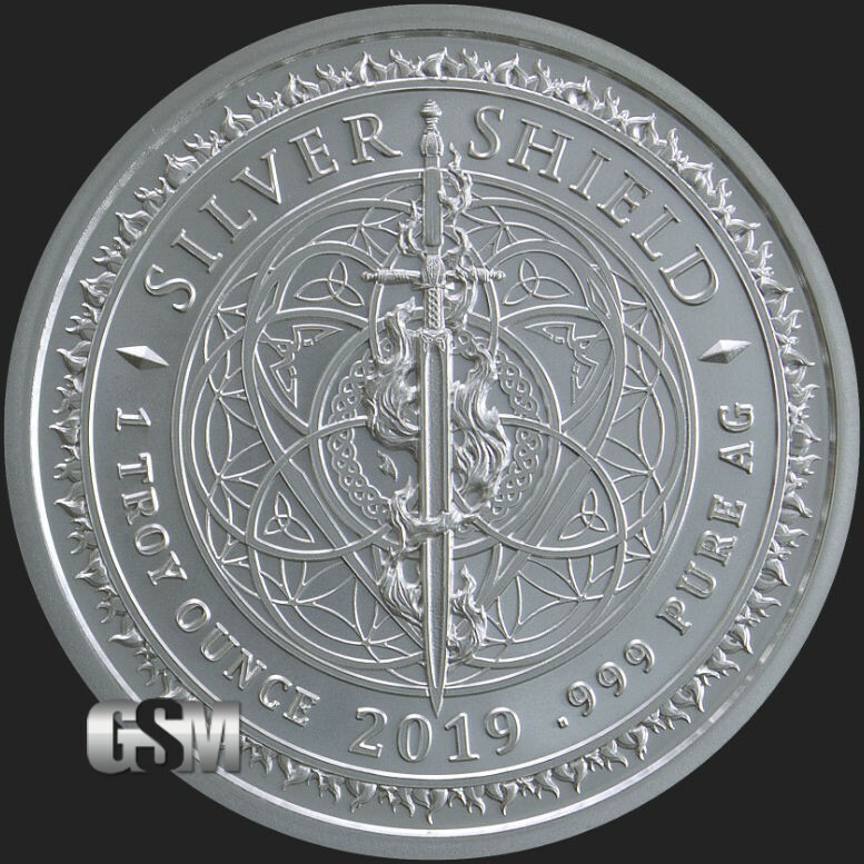 SILVER SHIELD 1 OZ BU | 2019 | CONSCENTIA #26 - BE THE CHANGE