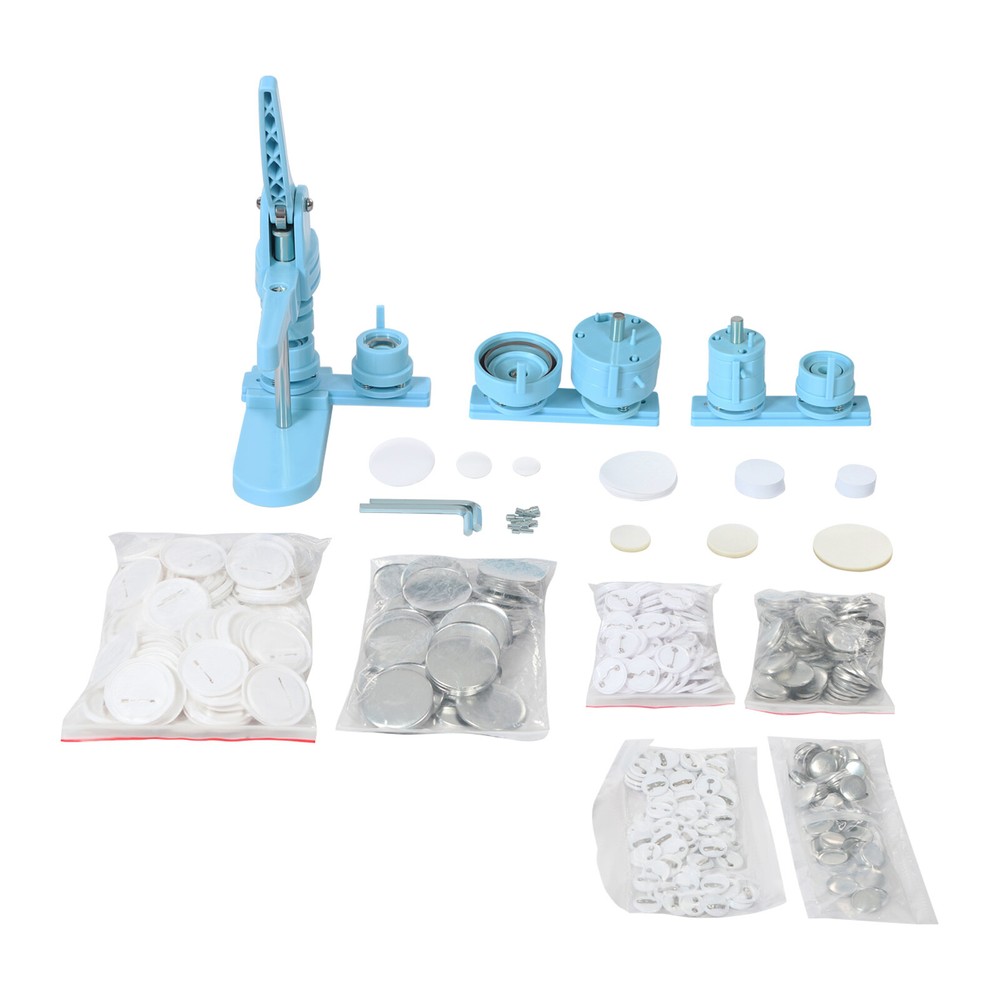 Button Press Machine Button Making Machine Badge/Button Maker 0.98, 1.26, 2.28"