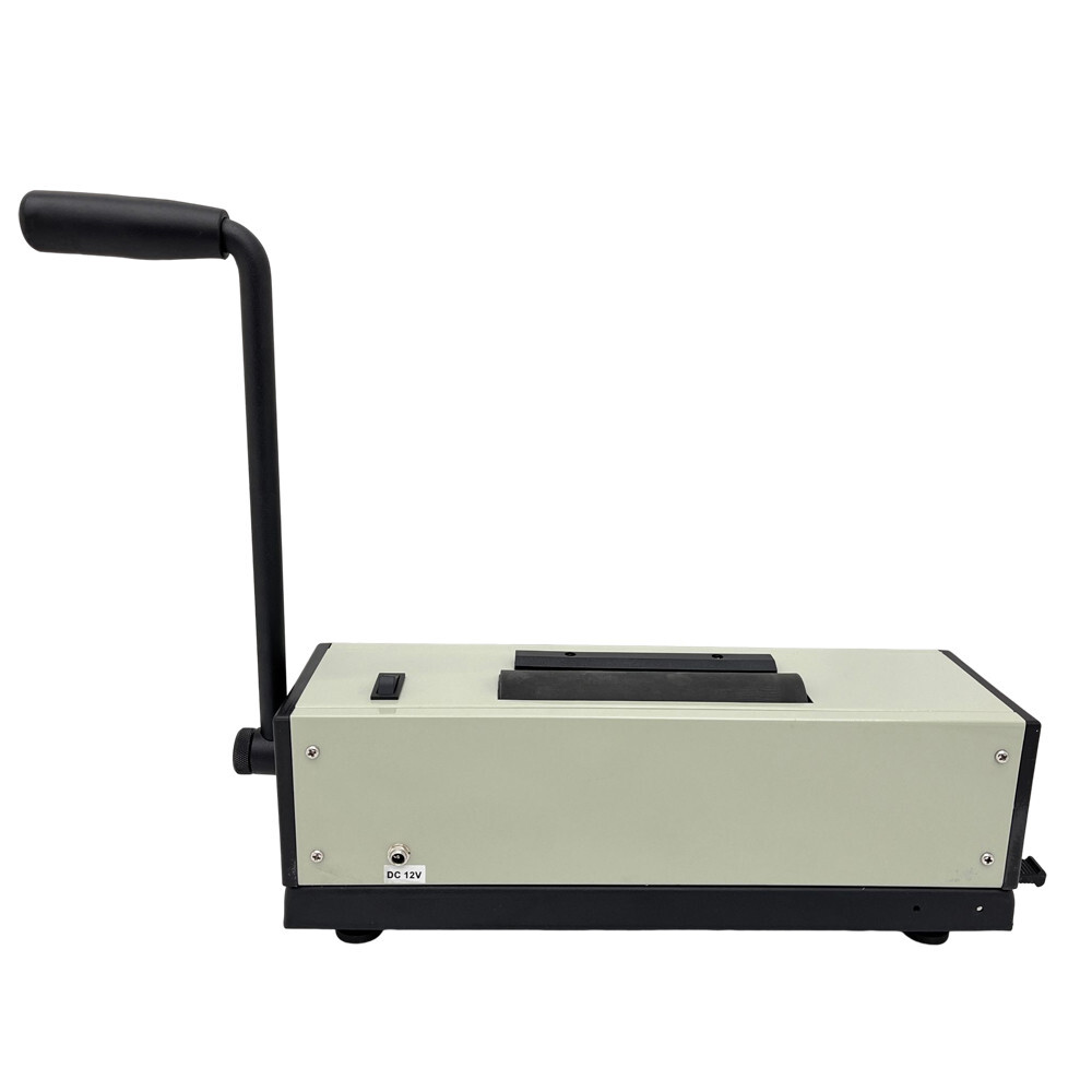 110V Desk Calendar Notebook Maker Plastic Spiral Coil Binding Machine PD-1501