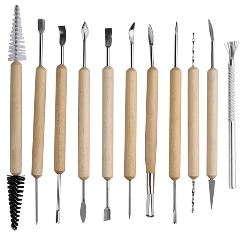 11 Pcs Pottery Tool Set Clay Sculpting Modeling Ceramics