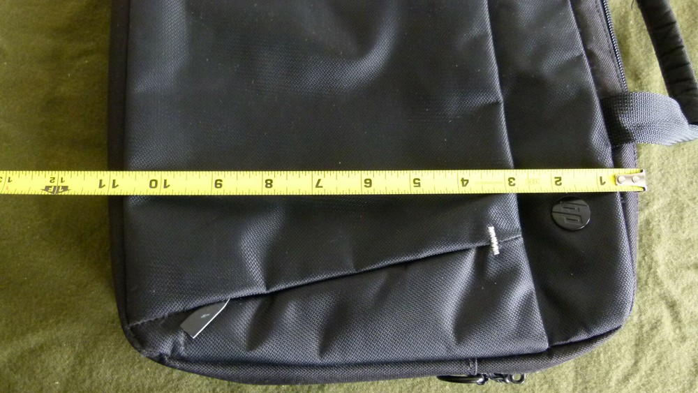 HP Black Padded Messenger Laptop Bag