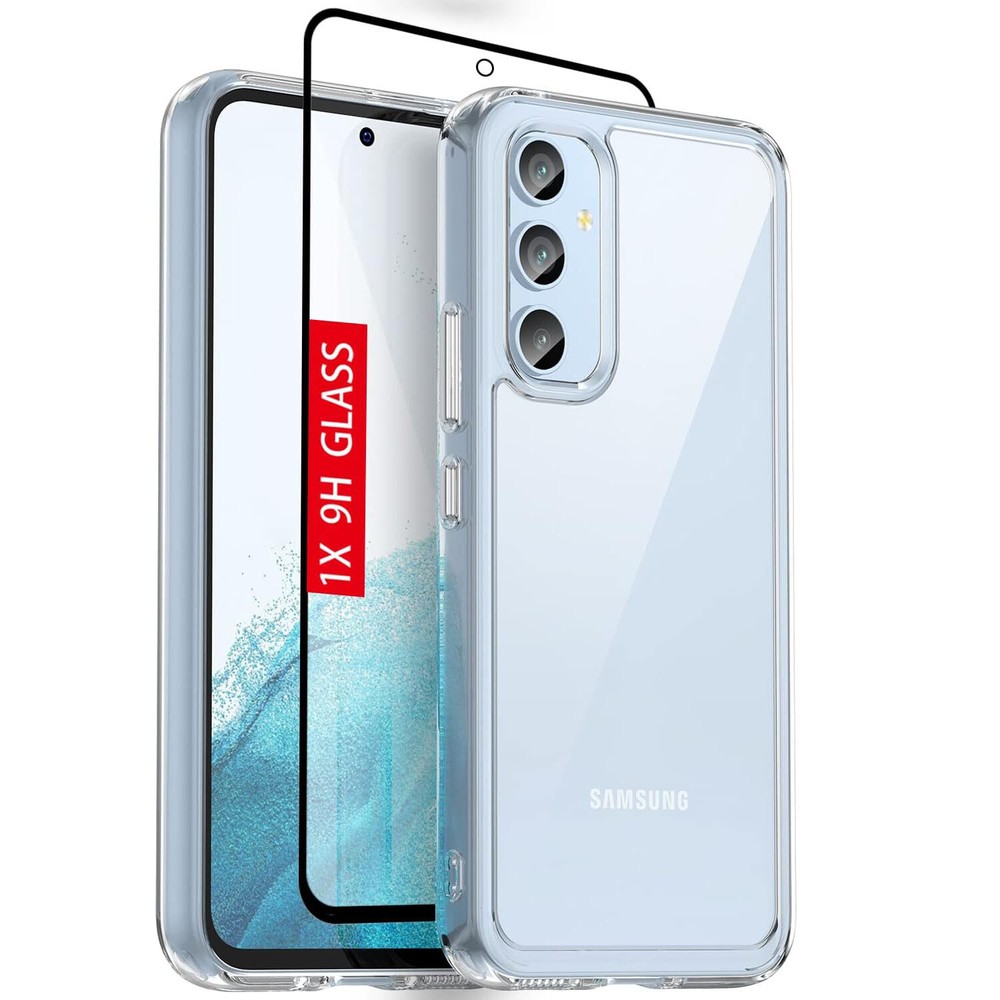 For Samsung Galaxy A16 5G Shockproof Rugged Phone Cover Case + Screen Protector