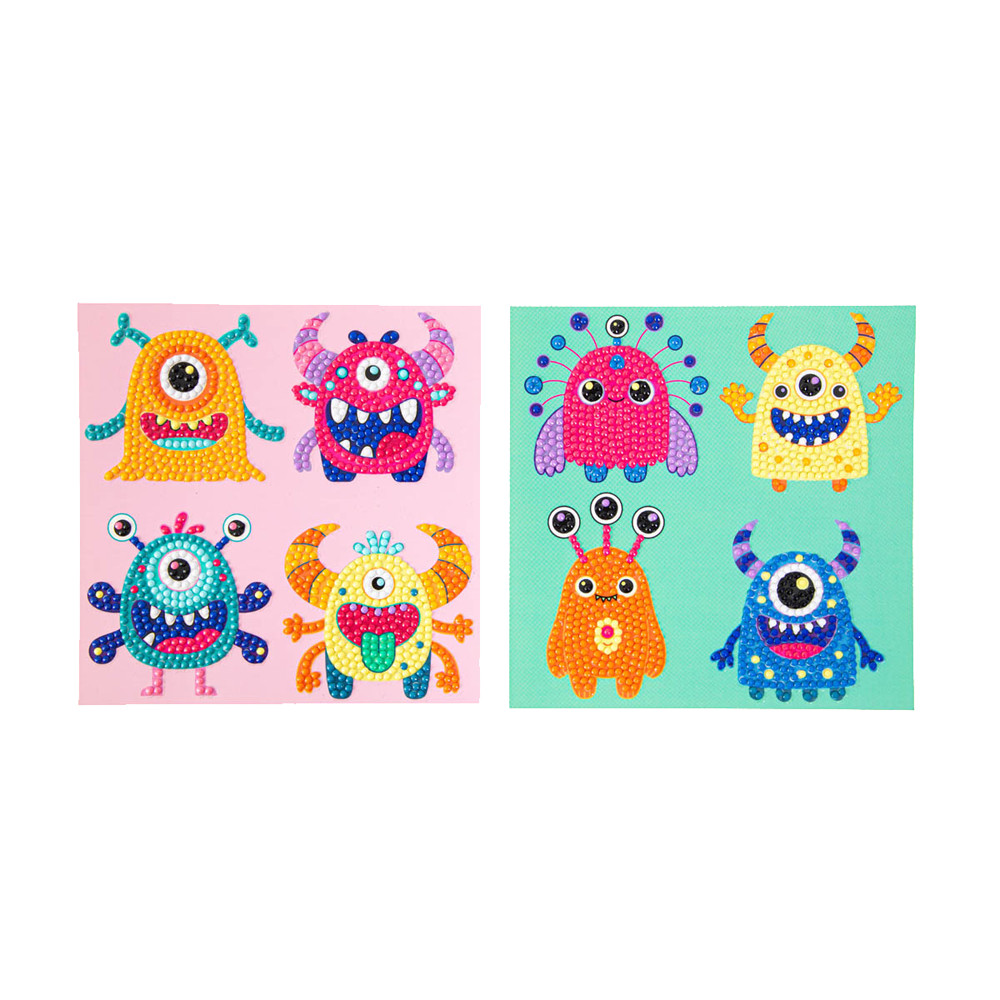 Diamond Dotz Tiny Monsters 2 Diamond Painting Artwork Kit