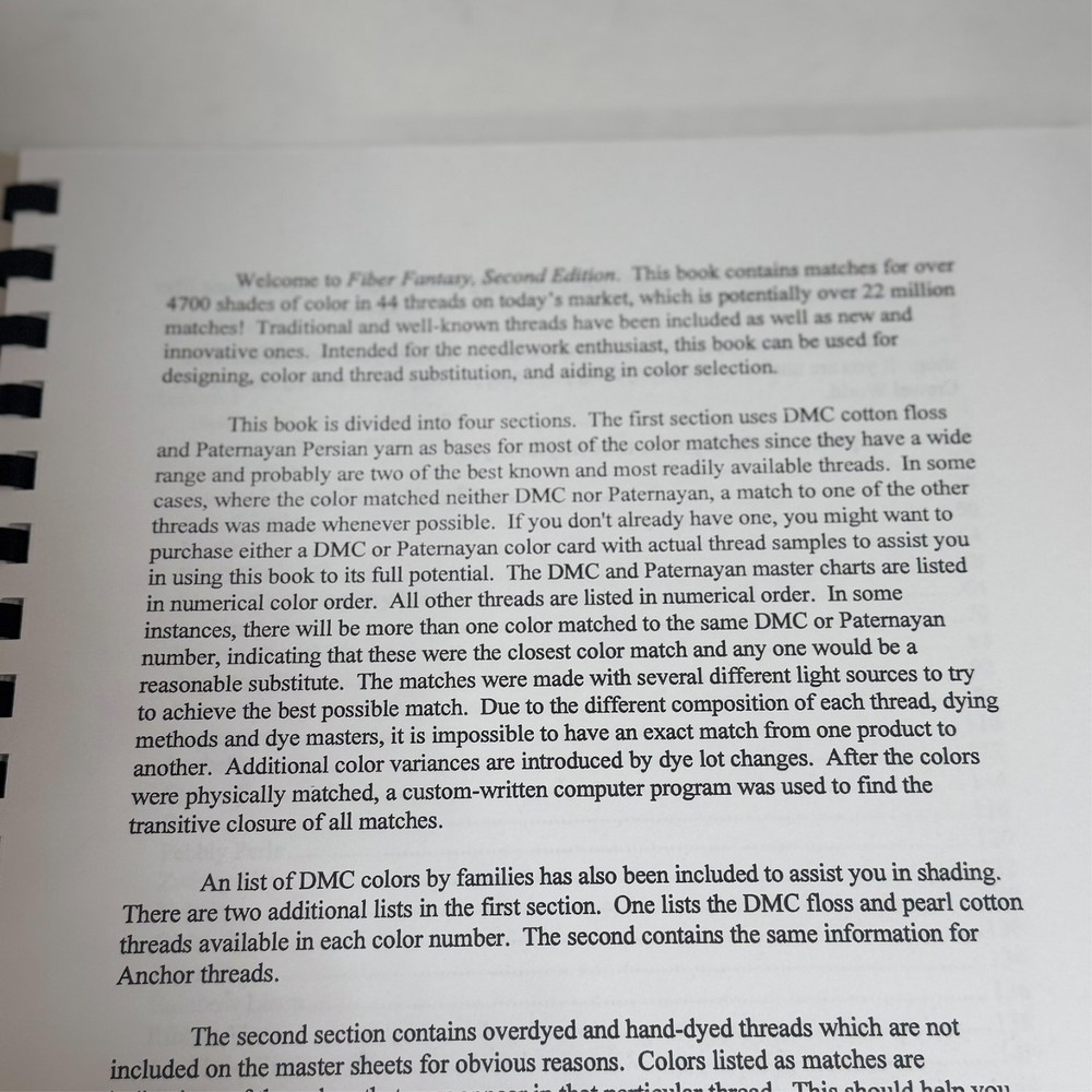 Fiber Fantasy (Second Edition): the Most Complete Thread Comparison Source Book