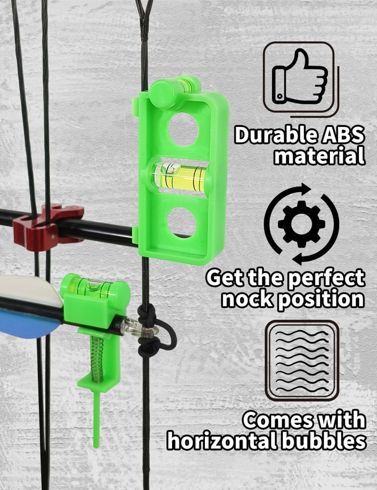 Archery Bow Tuning and Mounting String Level Combo Kit for Compound Bows