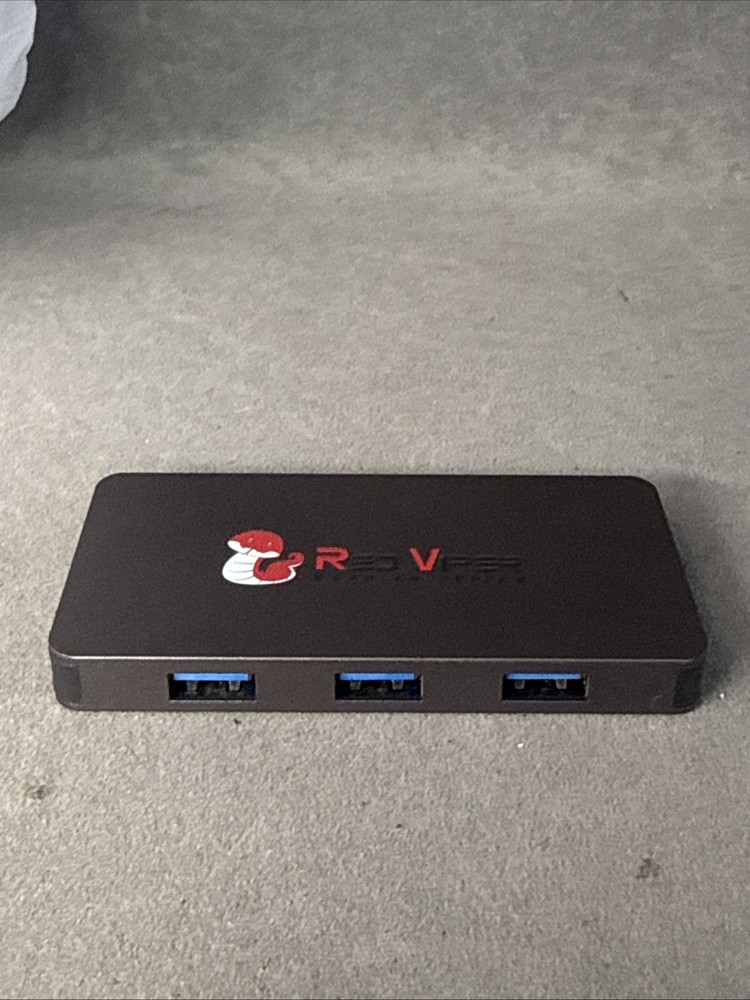 Red Viper 124GB USB-C Docking Station/USB-C Hub