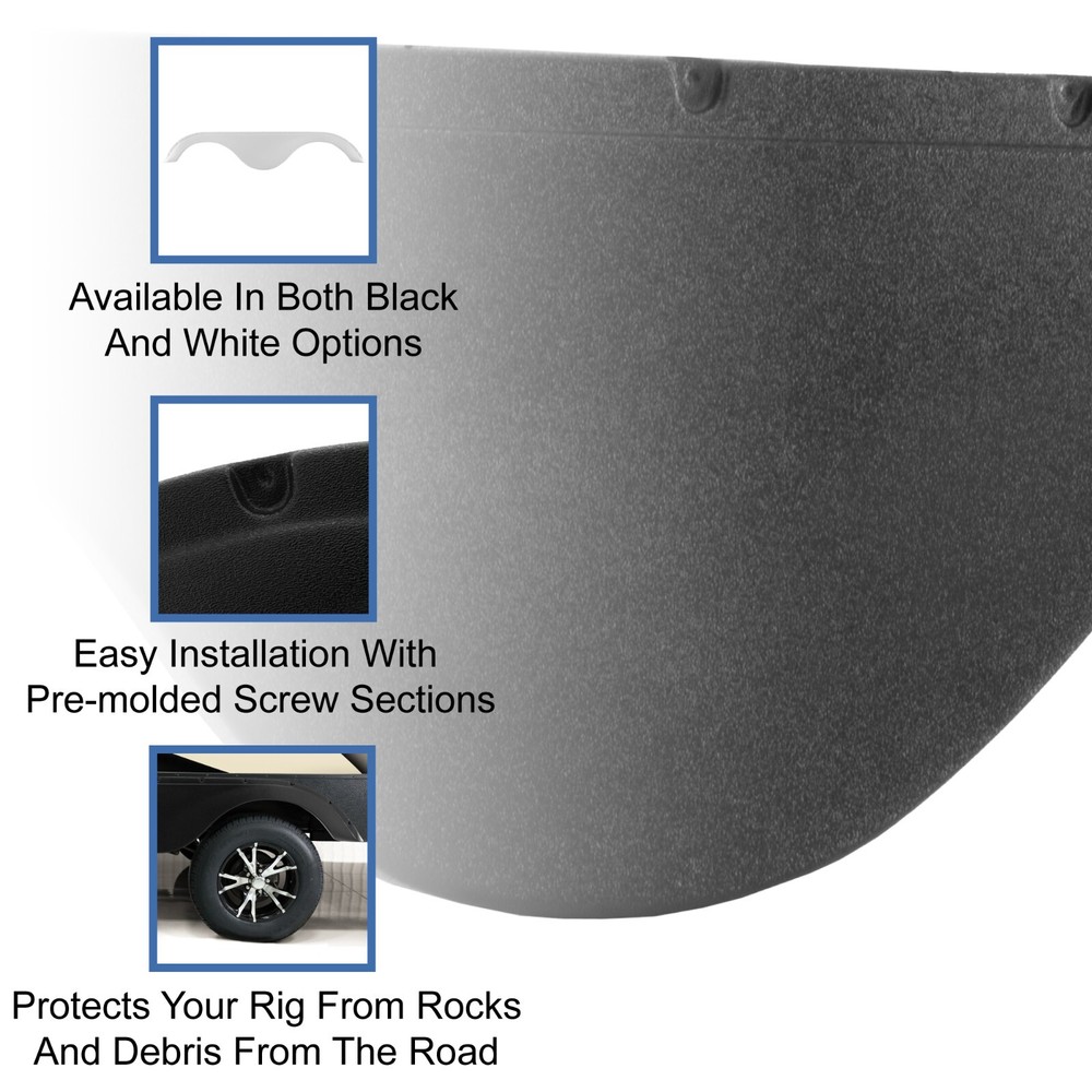 RecPro RV Tandem Fender Skirt 78" W x 14 1/8" H Fits Heritage Glenn Hemisphere
