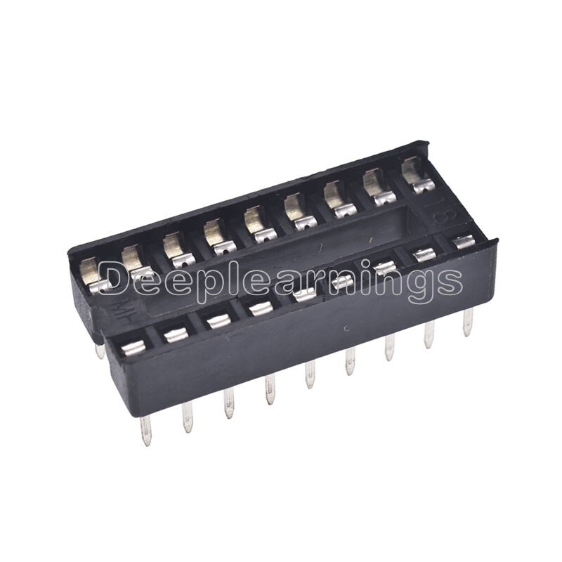 50PCS 18-Pin Socket Pcb Mount Connector Dil Dip Develope Ic NEW