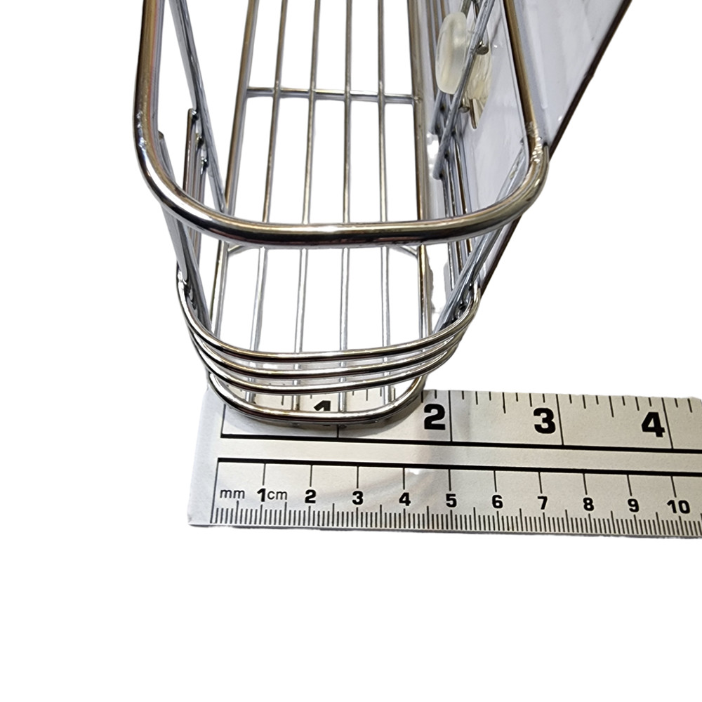 Sponge Holder Chrome Finish Suction Cups