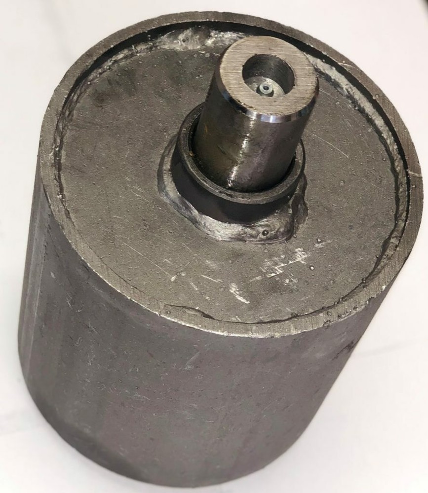 6" x 8" Ground Roller with Axle for Roll Off Containers