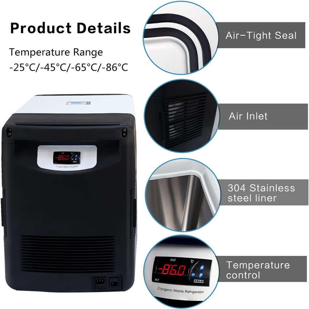 -86°C Ultra-Low Temperature Freezer Lab Cold Storage Refrigerator
