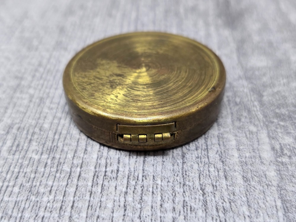 Vintage German Brass Pocket Compass WWII