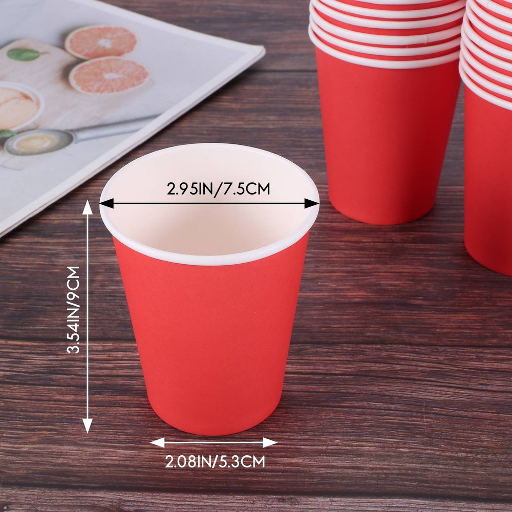 20 Cups (9oz) - Plain Solid Colours Birthday Catering T8I7