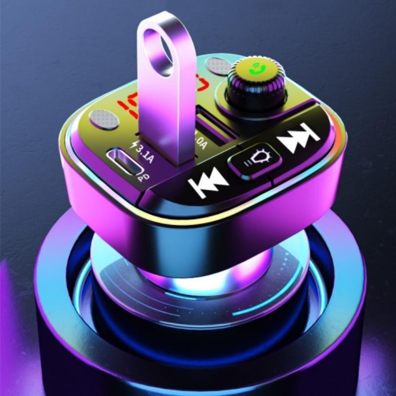 Car Bluetooth Transmitter Wireless Player Handsfree Audio Receiver Modulator