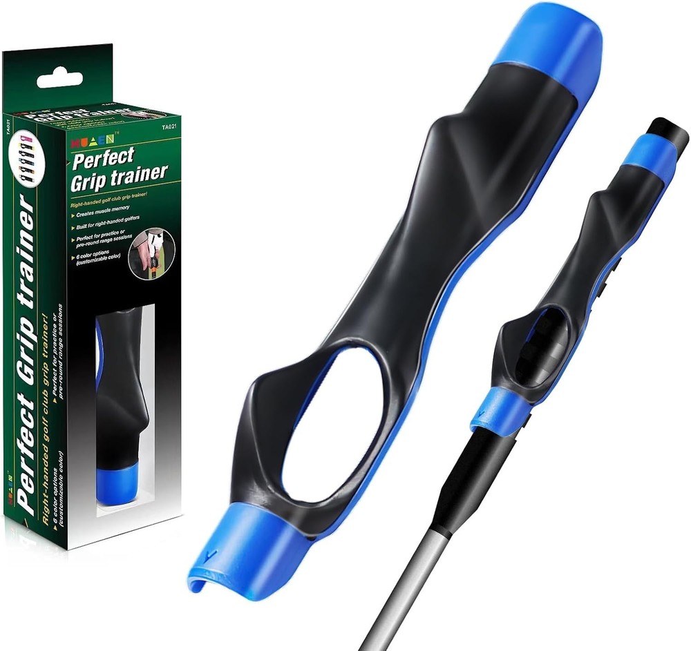 Lightweight Golf Grip Training Aid with Non-Slip Design for Consistent Swings