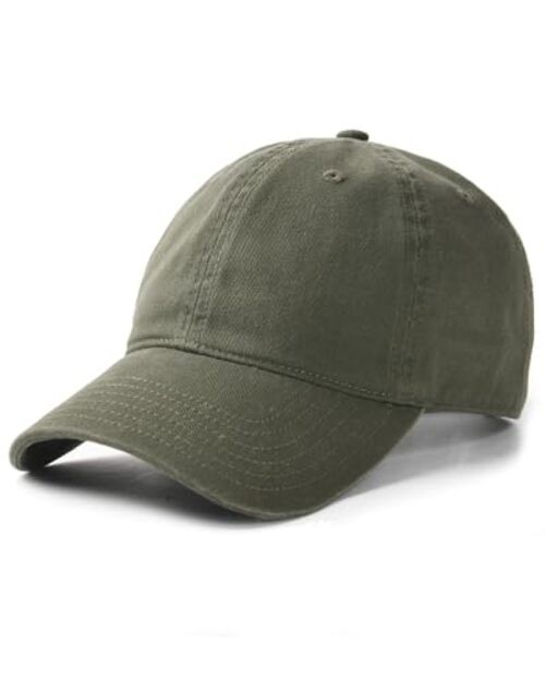 Unisex Vintage Washed Unstructured Baseball Cap Washed Medium-Large Green