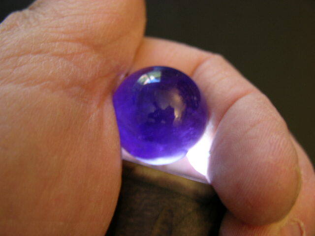 Amethyst dark grape sphere 1 diameter 1 sphere
