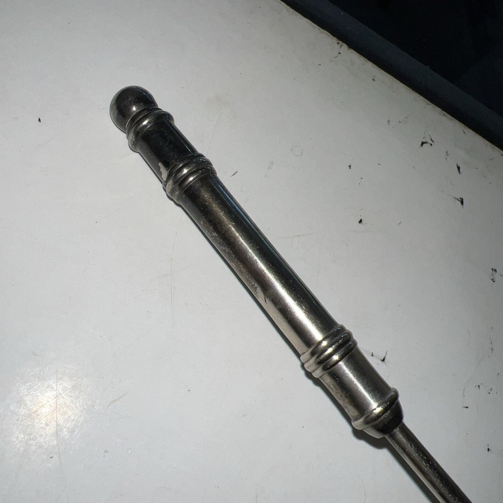 Vintage Silver Plated Bell Shaped Handle Candle Snuffer
