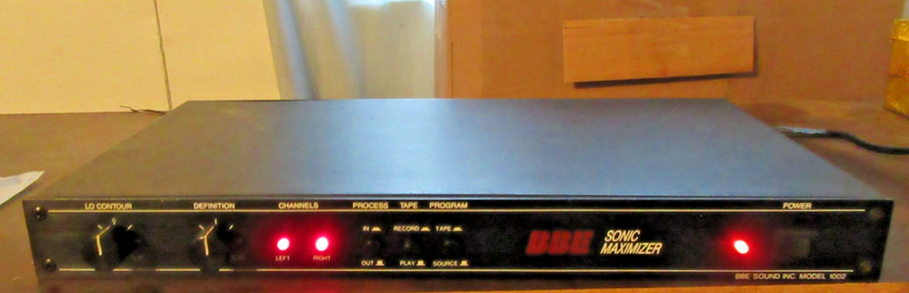 BBE SONIC MAXIMIZER MODEL 1002 rca input Model 1002 Vintage RARE