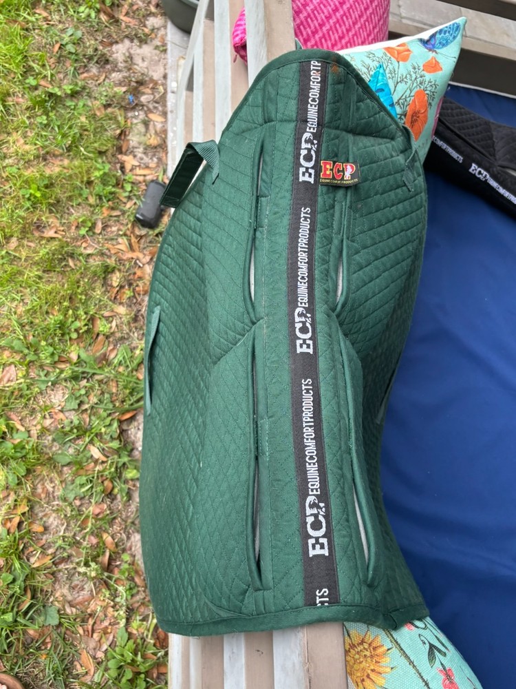 TWO used ECP saddle pads