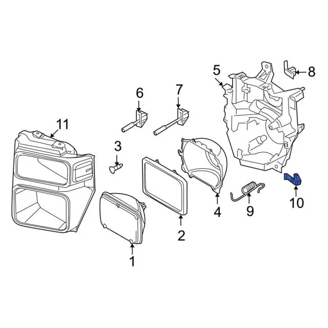 Genuine Mount Panel Clip W710793-S439
