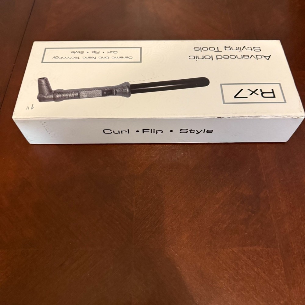 Rx7 Advanced Ionic 1" Clipless Curling Iron - Ceramic Tourmaline Coated Barrel
