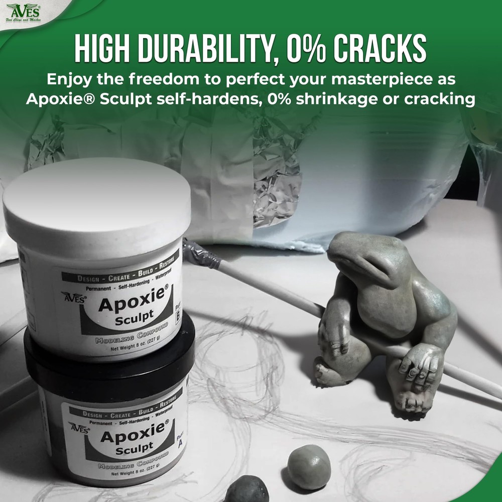 Apoxie Sculpt - 2 Part Modeling Compound (A & B) - 1 White / Stone