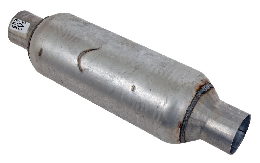 Performance Muffler JFP200 Flow Deflector Technology,  Welded, Aggressive Sound