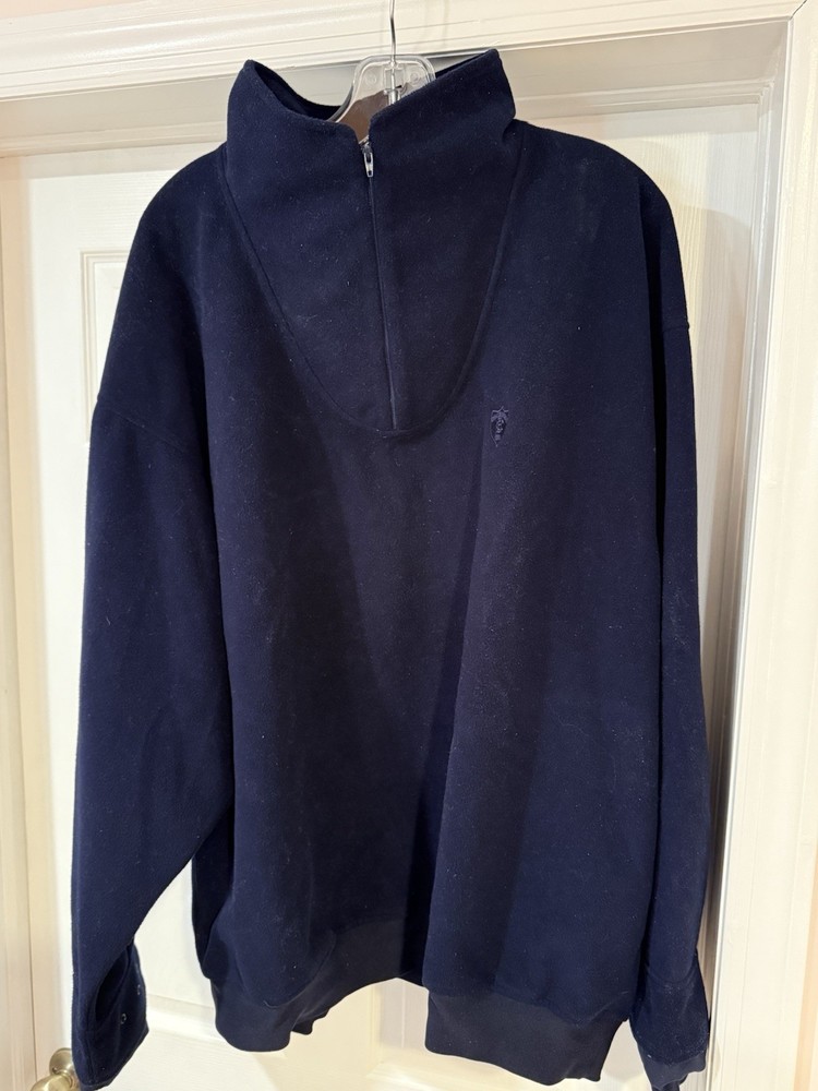 Zero Restriction Windproof Golf 1/4 Zip Pullover XXL Navy Blue
