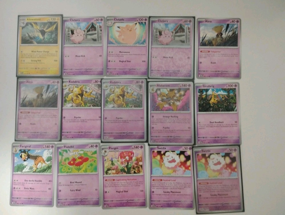 POKÉMON TCG Twilight Masquerade Partial Base Set + Reverse-holos + Ex + 4 FA