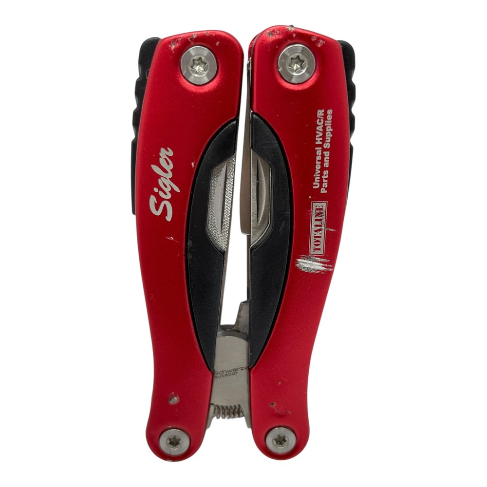 SCHWARZWOLF Multi-Tool Red Color Includes Carrying Case