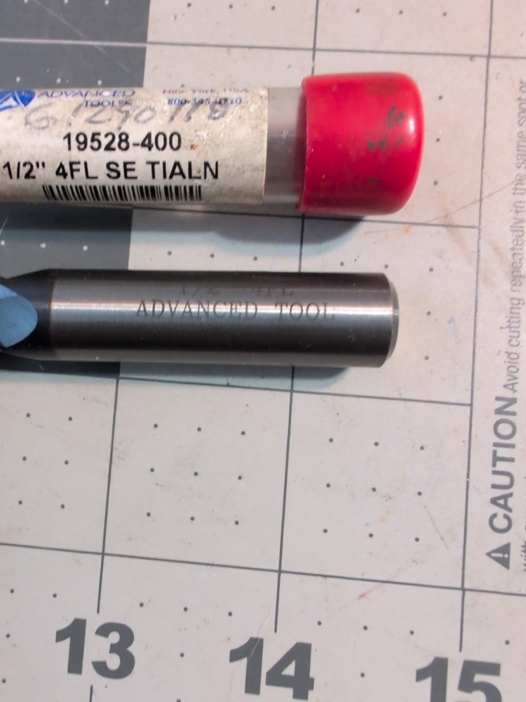 Advanced Tools 1/2" 4 Flutes SE TIALN New