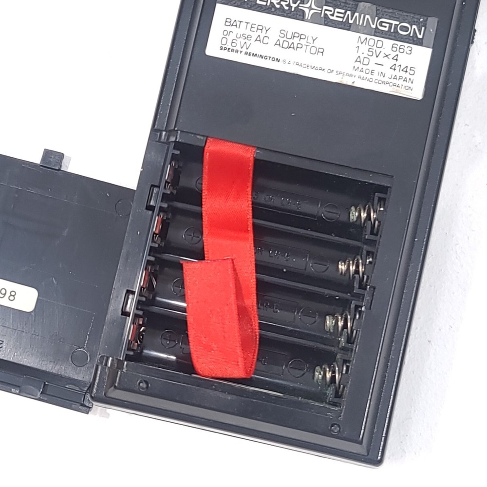 Vintage SPERRY REMINGTON Model 663 Electronic Calculator - UNTESTED