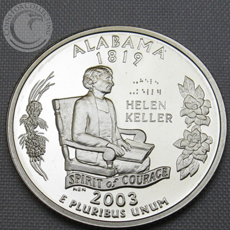 2003-S BU ALABAMA STATE QUARTER - PROOF CAMEO GEM