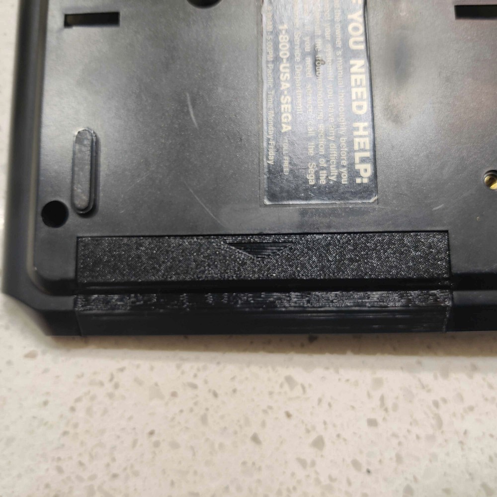Sega Genesis Model 1 Power, Reset, Volume, Expansion Plastics Pack - 3D printed