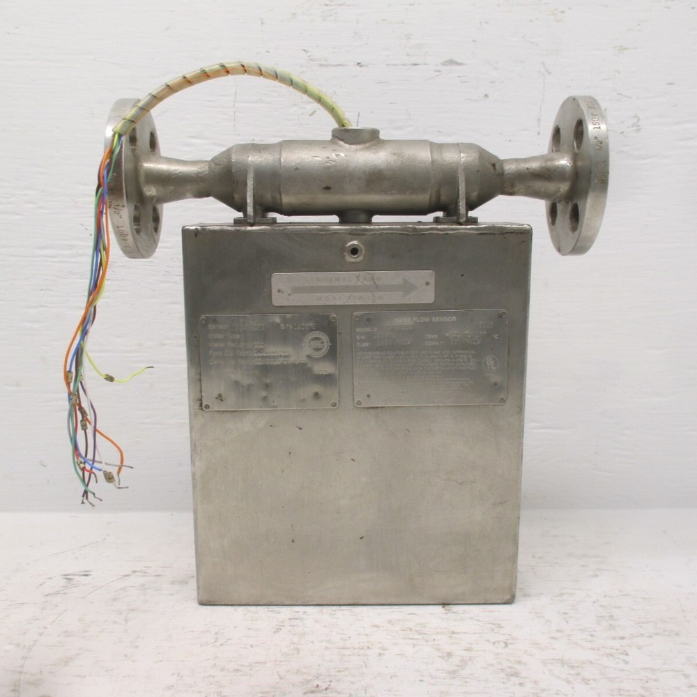 Micro Motion DS040S113 1/2" Mass Flow Sensor Meter Type 3 Missing Transmitter