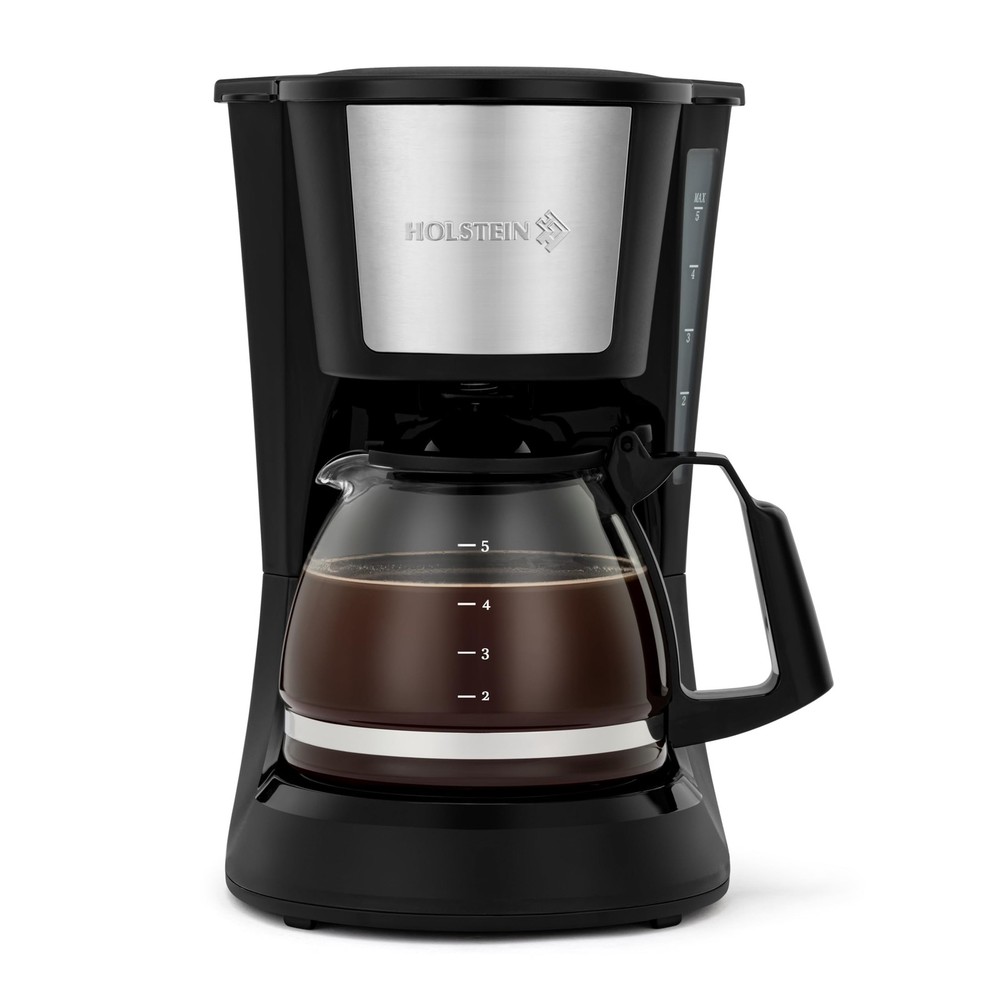 5 Cup Drip Coffee Maker – Compact and User-Friendly with Auto Pause & Serve, ...