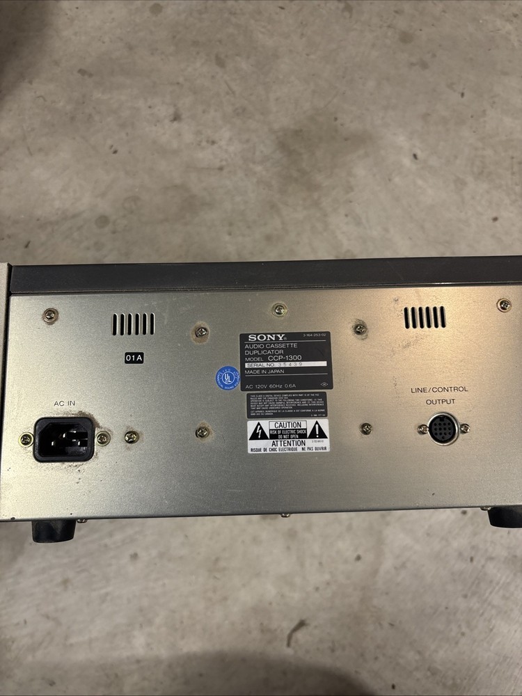 Sony CCP-1300RF/D Cassette Reformatter / Duplicator