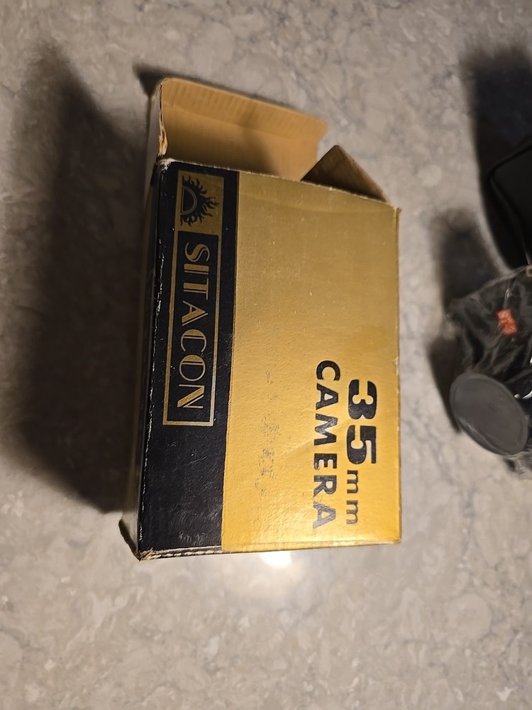 Vintage 35MM Camera Sitacon ST-3 Untested, with original box, strap & paperwork