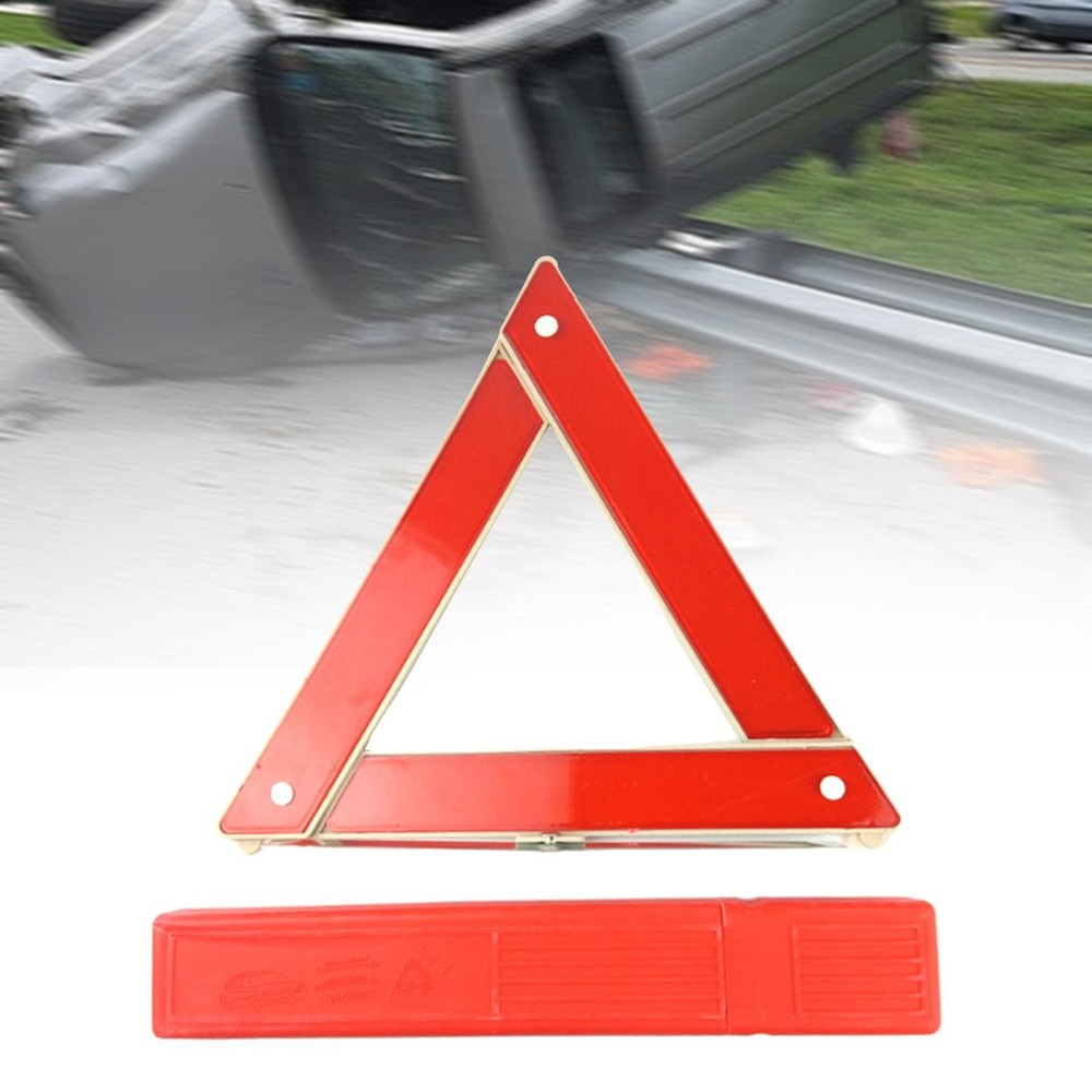 Emergency Triangle for Vehicles, Folded Stop Sign Foldable Safety Triangle