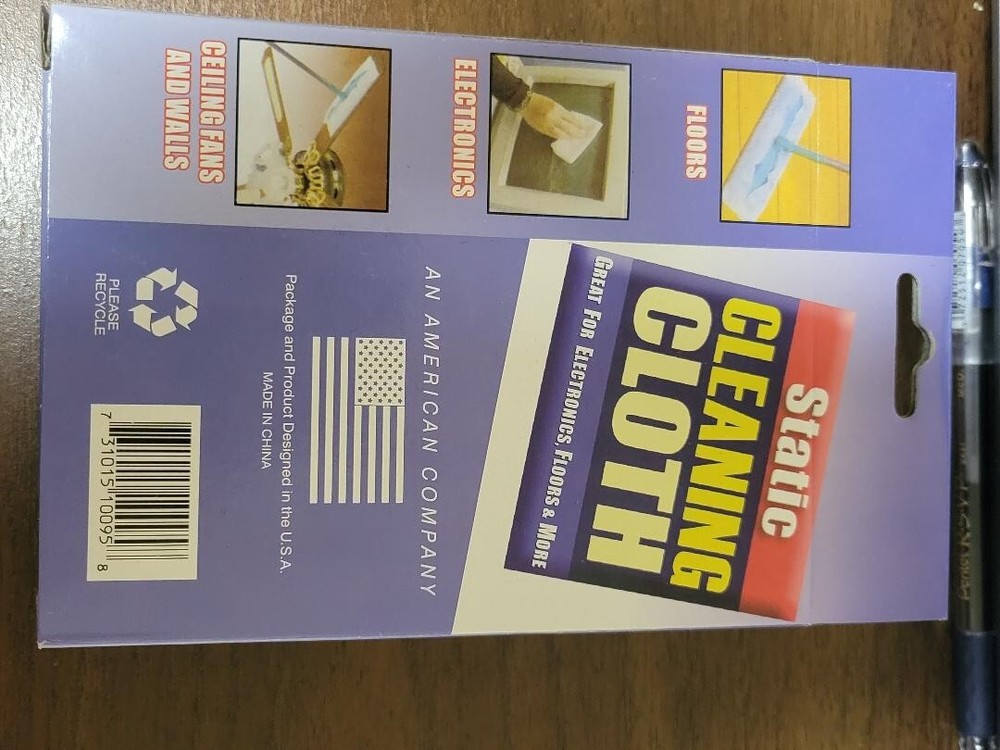 15 Static Cleaning Cloth for Computer Laptop Electronics Floors Electrostatic