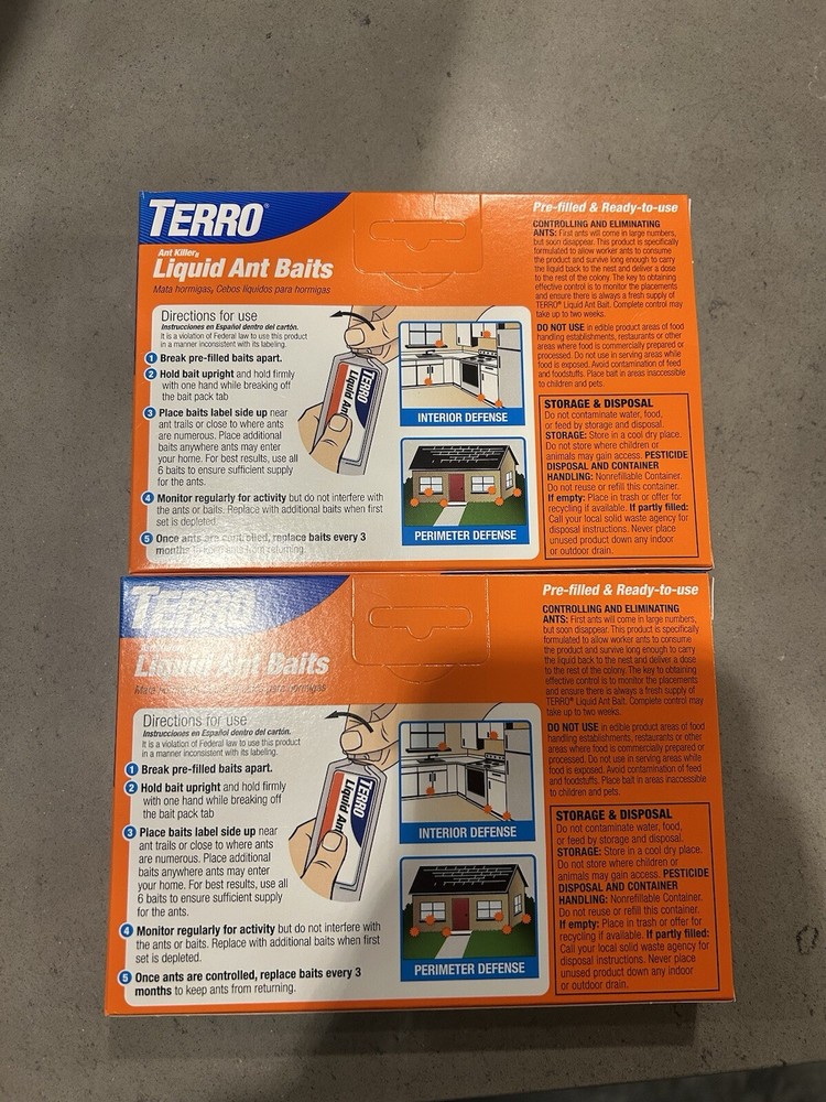 Terro Liquid Ant Baits SET OF 2 12 Total Baits