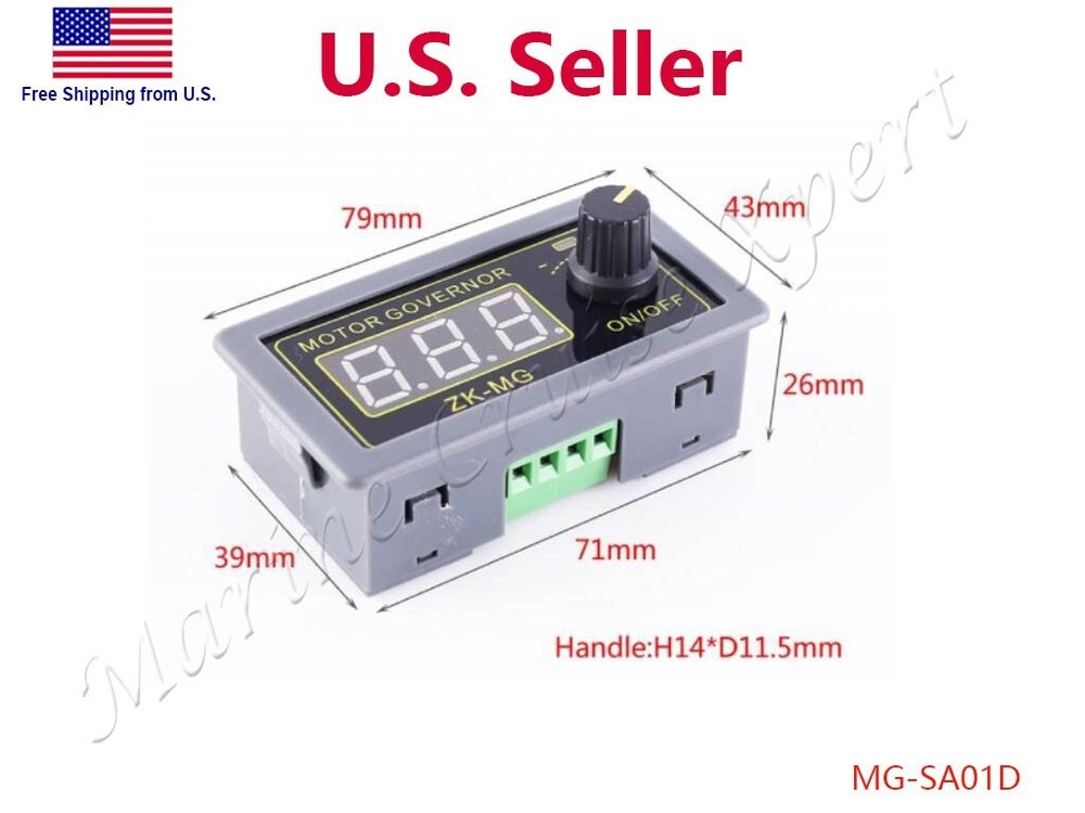 5V-30V Voltage Regulator DC Motor Speed Controller PWM Frequency Duty Cycle