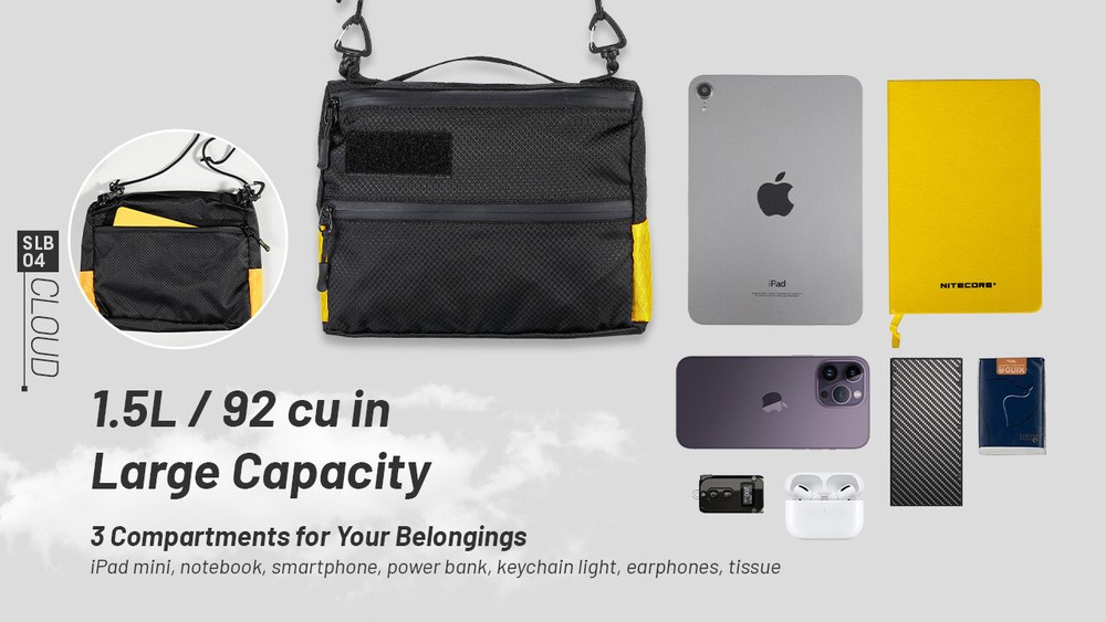 NiteCore Cloud SLB04 3-in-1 Sling Bag