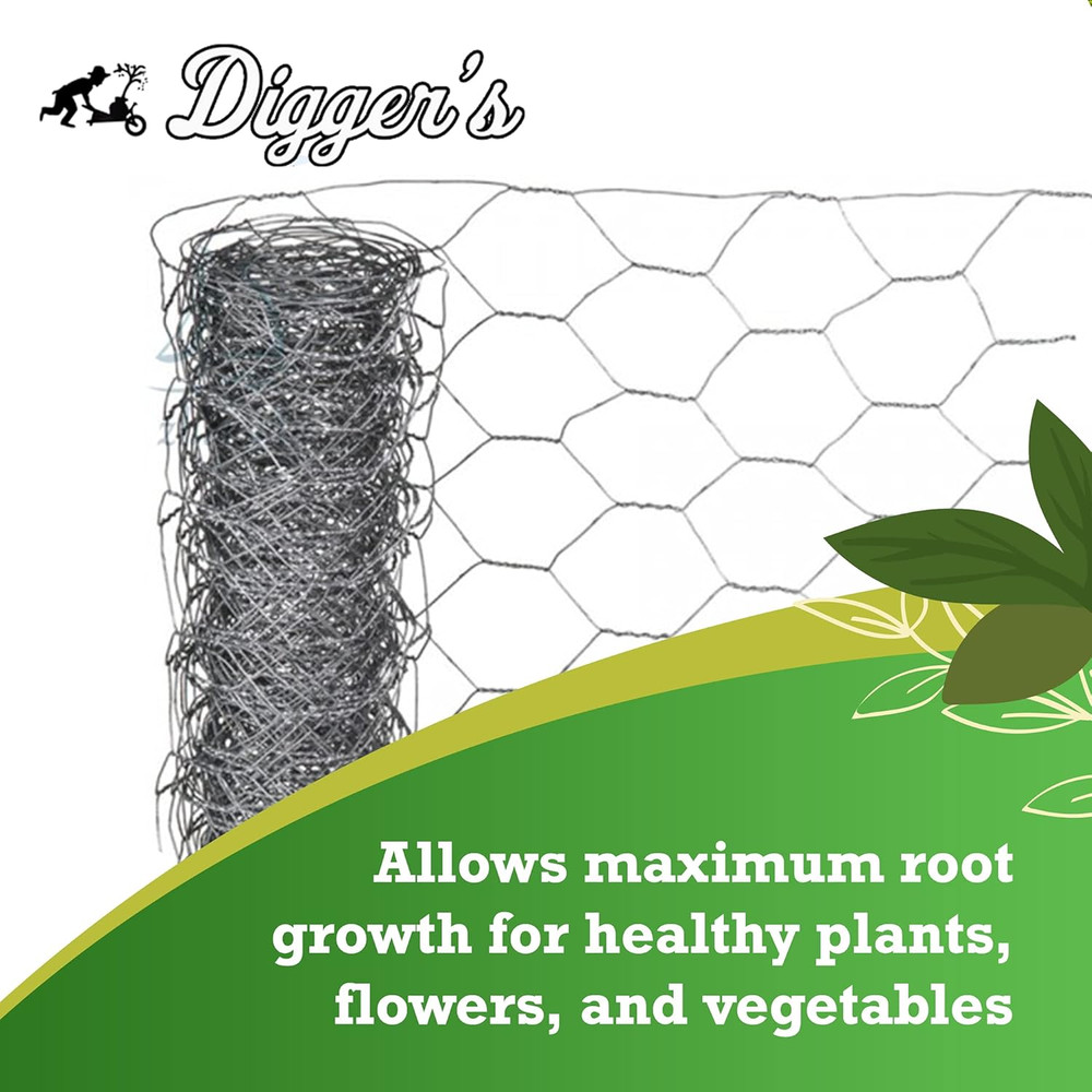 12 Heavy Duty Gopher Wire Baskets - 3-Gallon Digger's Rootguard™