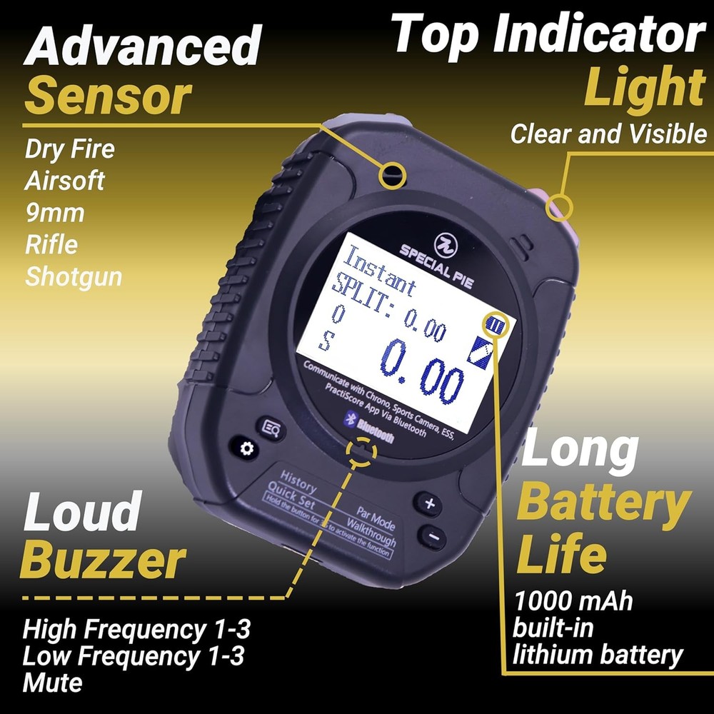 Shooting Competition Timer with Bluetooth